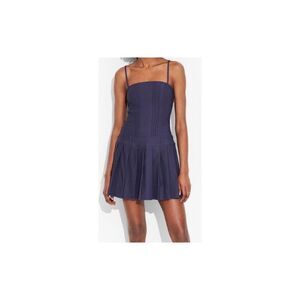 Women's Drop Waist Mini Tennis Dress - Wild Fable Navy (purple) Large NWT